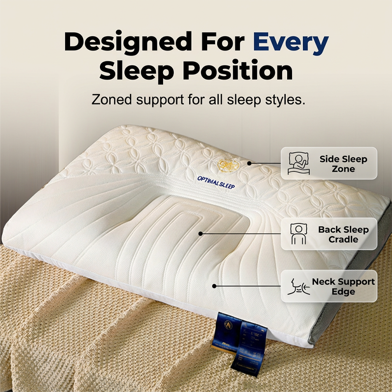 📢📢49% OFF !!! ⏰Ergonomic Latex Pillow for Neck Support