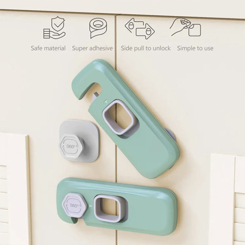 🚨 LIMITED-TIME 49% OFF! 🔒 Multifunctional Child Proof Refrigerator Locks – Secure, Invisible, Simple Install ✨