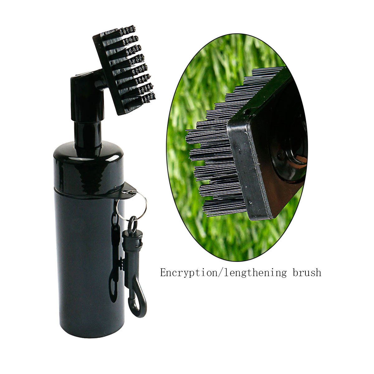 🔥HOT SALE⛳Leak-Proof Golf Club Cleaning Brush with Built-in Water Reservoir – Nylon Bristles, Retractable Clip & Quick-Squeeze Design for Spotless Grooves On the Go