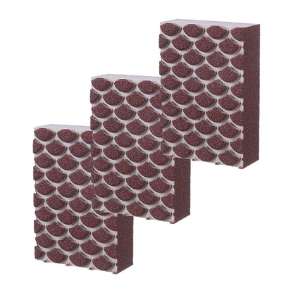 💥49% OFF NOW!🧼Heavy-Duty Scouring Sponge with Fish-Scale Texture – Rust & Burnt-On Residue Remover for Pans, Sinks & Hobs✨