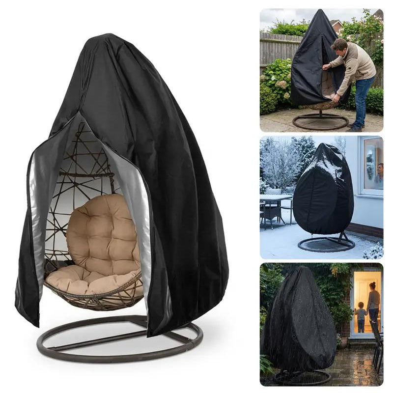 🥳2026 HOT SALE🥳💞50K+ SOLD!⏰49% OFF🪑Heavy-Duty Hanging Chair Cover – Waterproof, UV-Resistant Oxford Fabric with Full-Zip & Windproof Fit for Year-Round Protection✨