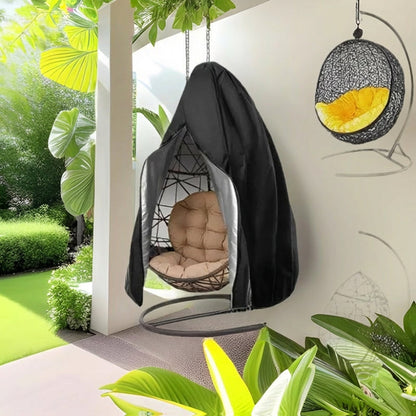 🥳2026 HOT SALE🥳💞50K+ SOLD!⏰49% OFF🪑Heavy-Duty Hanging Chair Cover – Waterproof, UV-Resistant Oxford Fabric with Full-Zip & Windproof Fit for Year-Round Protection✨