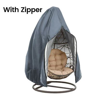 🥳2026 HOT SALE🥳💞50K+ SOLD!⏰49% OFF🪑Heavy-Duty Hanging Chair Cover – Waterproof, UV-Resistant Oxford Fabric with Full-Zip & Windproof Fit for Year-Round Protection✨