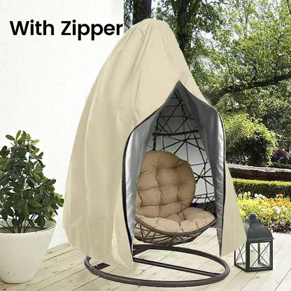 🥳2026 HOT SALE🥳💞50K+ SOLD!⏰49% OFF🪑Heavy-Duty Hanging Chair Cover – Waterproof, UV-Resistant Oxford Fabric with Full-Zip & Windproof Fit for Year-Round Protection✨