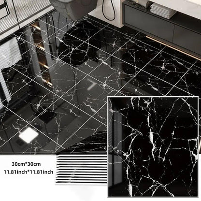 🥳2026 HOT SALE🥳💞50K+ SOLD!🚿🛡️ 49% OFF! Premium Floor Tile Sticker – 2.5mm thick, wear‑resistant. Anti‑slip texture, easy to clean. Covers old tiles or concrete. 👣💪