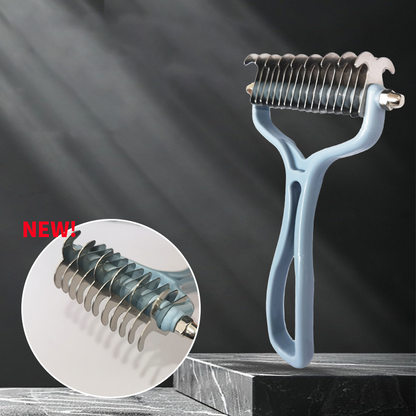 🐶🐱2-in-1 Pet Dematting & Deshedding Comb~Limited time 49% OFF – Premium quality – Bestseller! 🔥✨