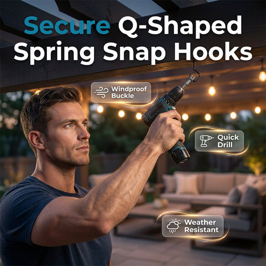 🔥HOT SALE🔗Q-Shaped Spring Snap Hooks
