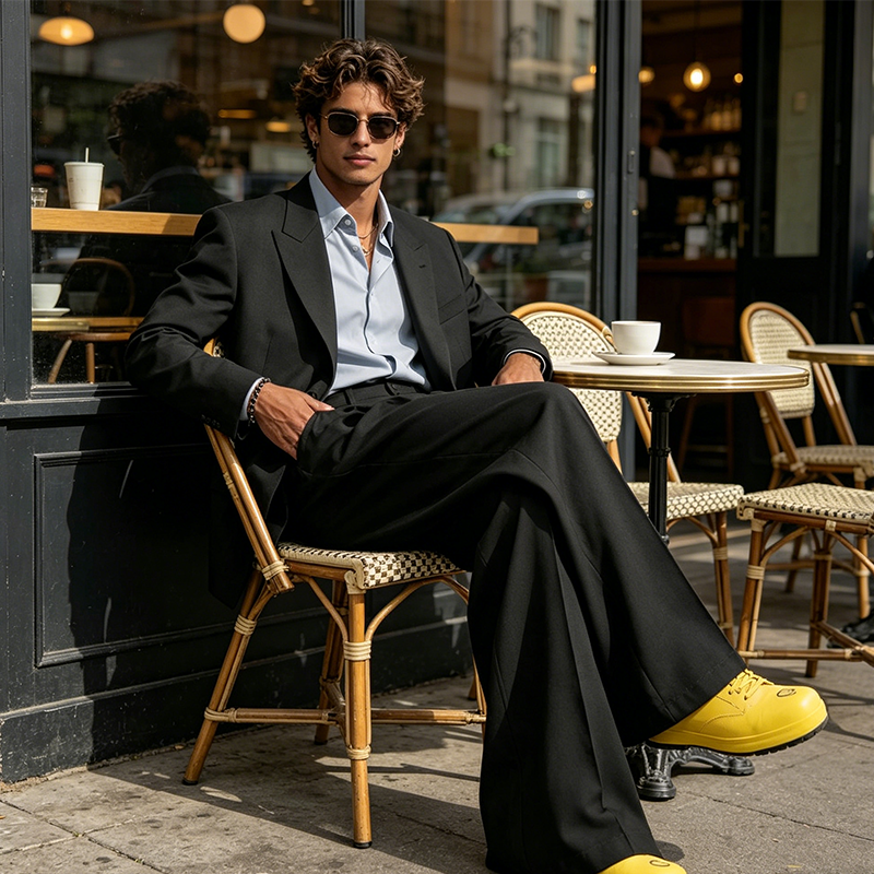 👖 49% OFF NOW! 🎩Men's Minimalist Wide-Leg Pants-Structured Seams & Premium Fabric