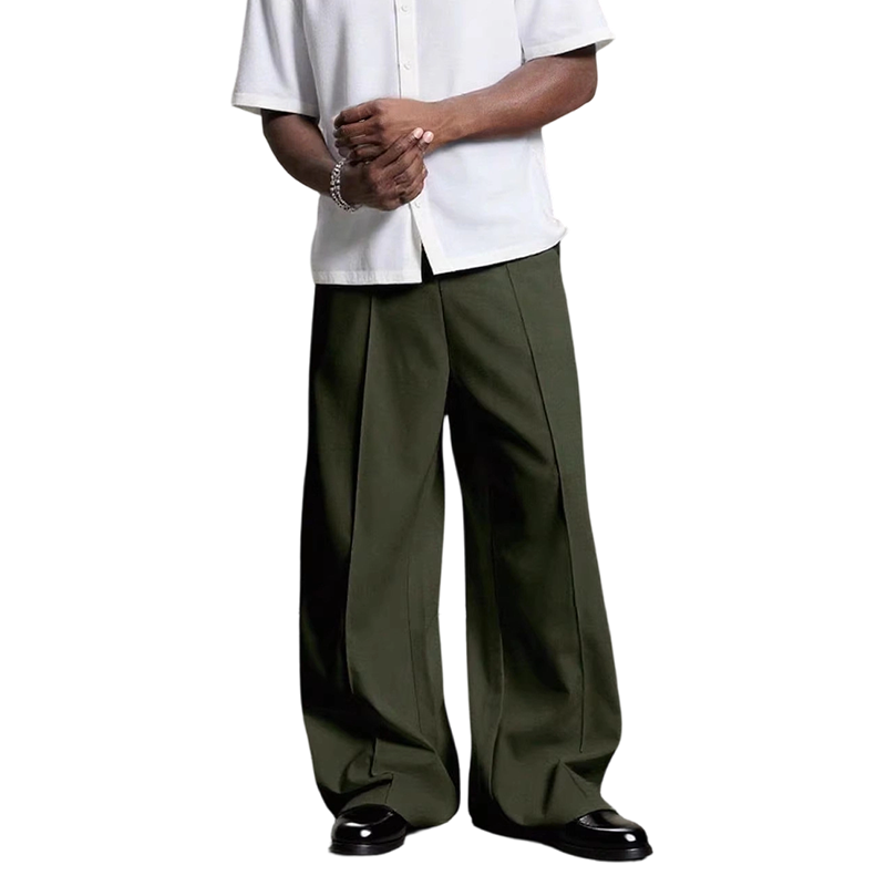 👖 49% OFF NOW! 🎩Men's Minimalist Wide-Leg Pants-Structured Seams & Premium Fabric