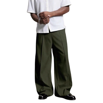 👖 49% OFF NOW! 🎩Men's Minimalist Wide-Leg Pants-Structured Seams & Premium Fabric