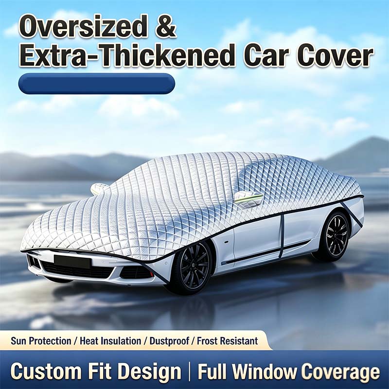 🎁2026 New Arrivals 49% OFF💥Car Windshield Snow Cover – All‑season, multi‑layer. Covers hood, glass & side windows. Strong straps, no slipping! 🚙💨