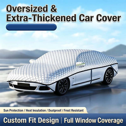 🎁2026 New Arrivals 49% OFF💥Car Windshield Snow Cover – All‑season, multi‑layer. Covers hood, glass & side windows. Strong straps, no slipping! 🚙💨