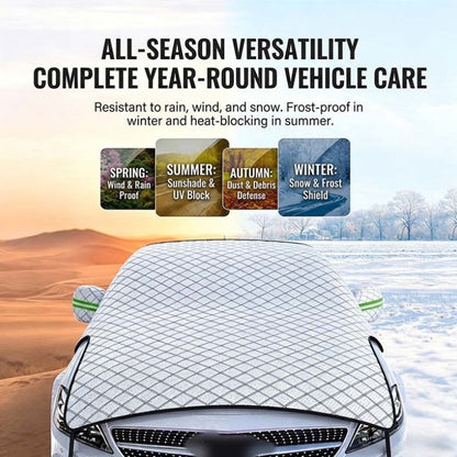 🎁2026 New Arrivals 49% OFF💥Car Windshield Snow Cover – All‑season, multi‑layer. Covers hood, glass & side windows. Strong straps, no slipping! 🚙💨