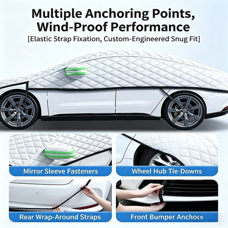 🎁2026 New Arrivals 49% OFF💥Car Windshield Snow Cover – All‑season, multi‑layer. Covers hood, glass & side windows. Strong straps, no slipping! 🚙💨