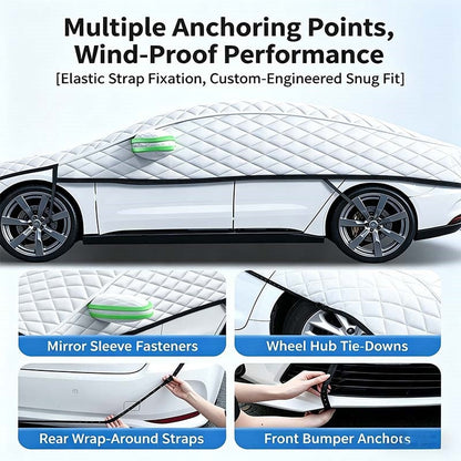 🎁2026 New Arrivals 49% OFF💥Car Windshield Snow Cover – All‑season, multi‑layer. Covers hood, glass & side windows. Strong straps, no slipping! 🚙💨
