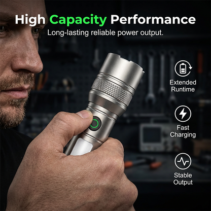 🔥While Supplies Last 40% OFF!🎉 Long-Range Zoomable Flashlight