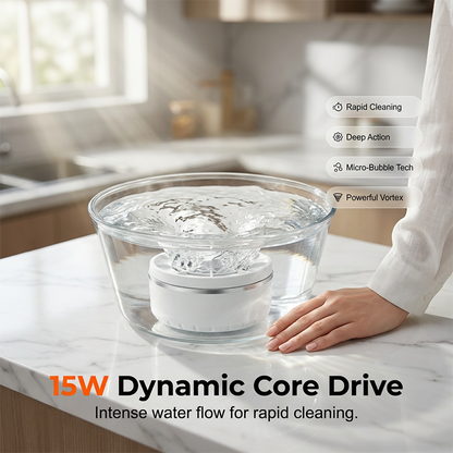 🔥49% OFF NOW🍎Titanium Electrolysis Fruit & Veg Purifier – Chemical-Free Cleaning with Vortex Wash & 63mm Titanium Plate✨