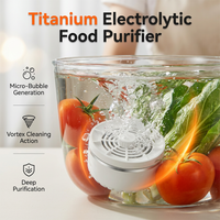 🔥49% OFF NOW🍎Titanium Electrolysis Fruit & Veg Purifier – Chemical-Free Cleaning with Vortex Wash & 63mm Titanium Plate✨