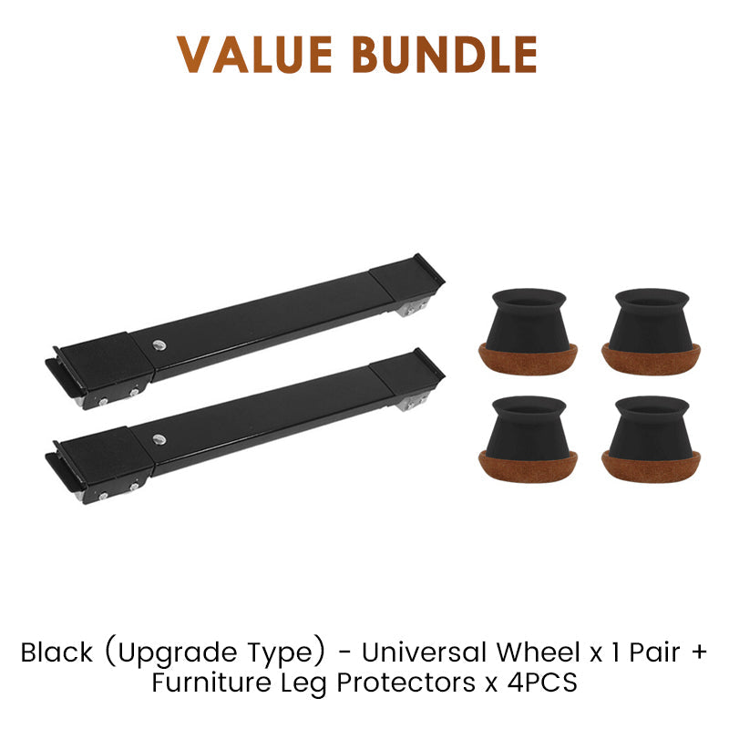 ⏰Limited-time Special🌟Adjustable Appliance Trolley with 24 Wheels & Locking Brake – Heavy-Duty Galvanised Steel for Washing Machines, Fridges & More✨