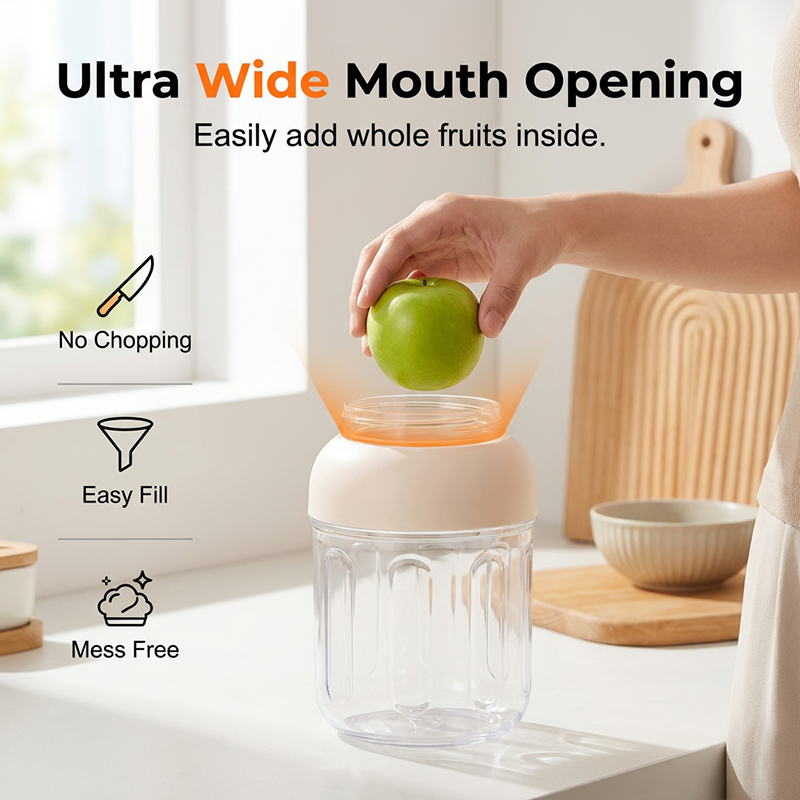 📢📢49% OFF !! ⏰ Portable Personal Blender for Shakes & Smoothies | USB Rechargeable Mini Juicer Cup
