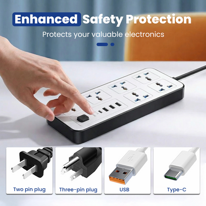 ⏰Limited-time Special⚡Multi-Outlet Power Strip with Extension Cord