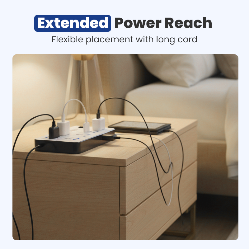 ⏰Limited-time Special⚡Multi-Outlet Power Strip with Extension Cord