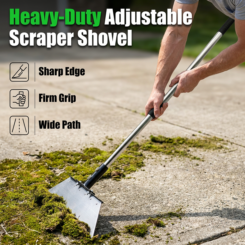 ⏰Limited-time OFFER🍃Adjustable Garden & Snow Scraper Shovel