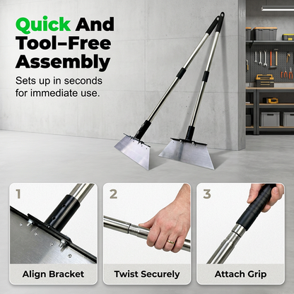 ⏰Limited-time OFFER🍃Adjustable Garden & Snow Scraper Shovel