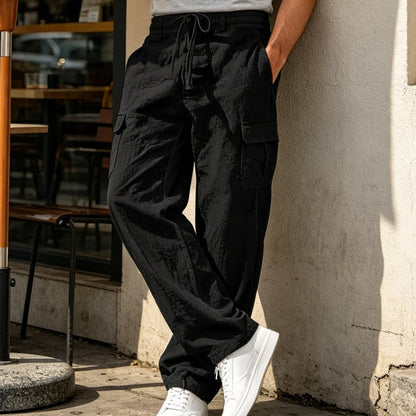 📢📢49% OFF !! ⏰Men's Cotton Linen Cargo Pants