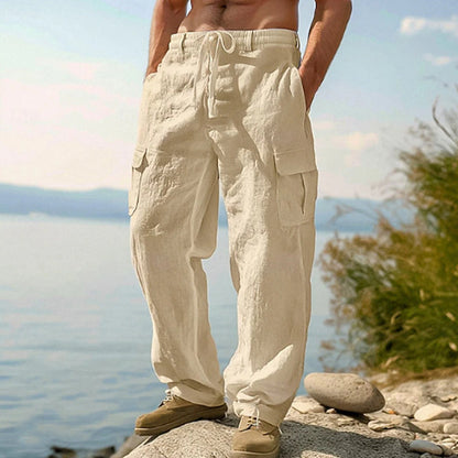 📢📢49% OFF !! ⏰Men's Cotton Linen Cargo Pants