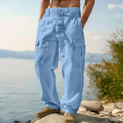 📢📢49% OFF !! ⏰Men's Cotton Linen Cargo Pants