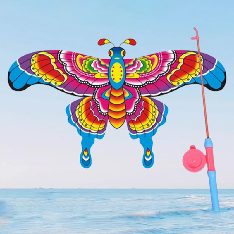 ⏳LAST DAY SALE ONLY ￡15.99!!🔥Handheld Fishing Rod Kite Toy