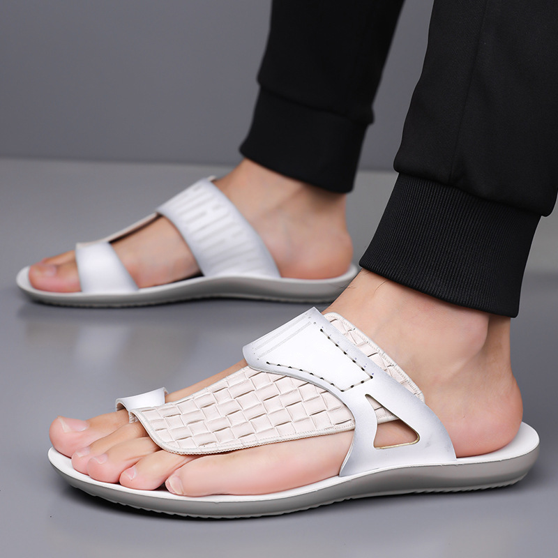 ⏰Summer Special🤩Men's Casual Woven Toe Loop Sandals