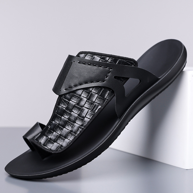 ⏰Summer Special🤩Men's Casual Woven Toe Loop Sandals