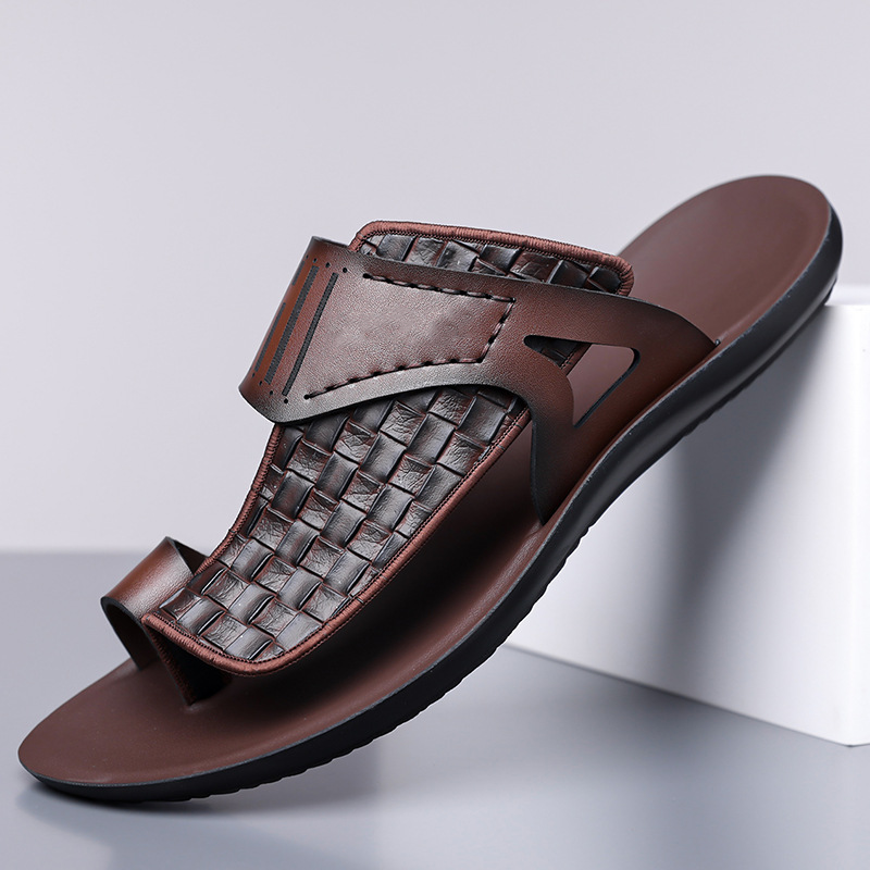 ⏰Summer Special🤩Men's Casual Woven Toe Loop Sandals