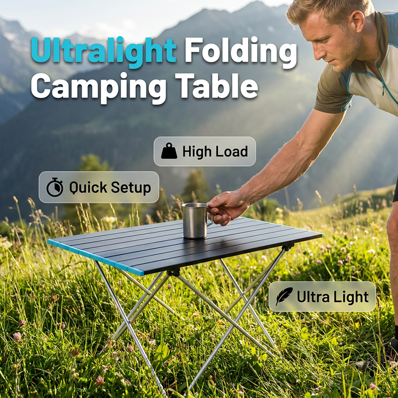 🔥49% OFF🏕️Ultralight Aluminum Folding Camping Table