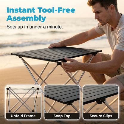 🔥49% OFF🏕️Ultralight Aluminum Folding Camping Table