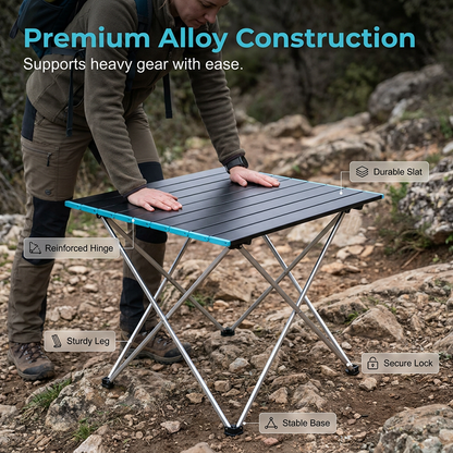 🔥49% OFF🏕️Ultralight Aluminum Folding Camping Table