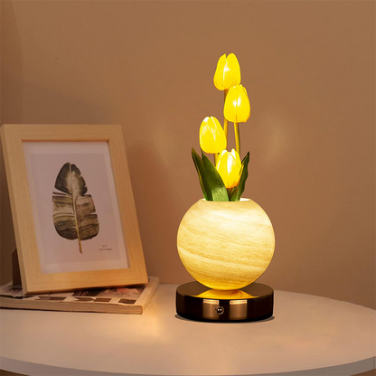 🌷 49% OFF NOW! 💡 Elegant Tulip Bouquet Night Light – Soft glow, realistic & USB-powered – Perfect for bedroom, nursery & cozy corners ✨