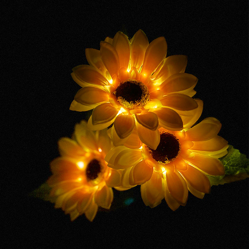 ⏳Limited-time 49% off🌞Solar LED Sunflower Garden Lights-29.6inch/75cm