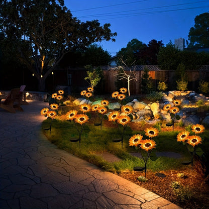 ⏳Limited-time 49% off🌞Solar LED Sunflower Garden Lights-29.6inch/75cm