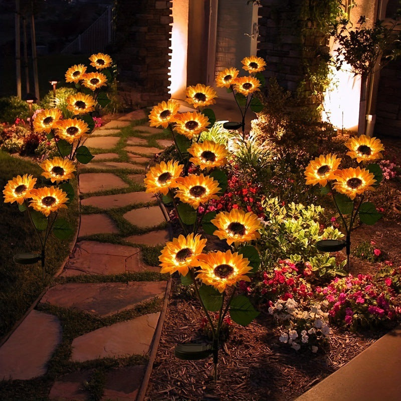 ⏳Limited-time 49% off🌞Solar LED Sunflower Garden Lights-29.6inch/75cm