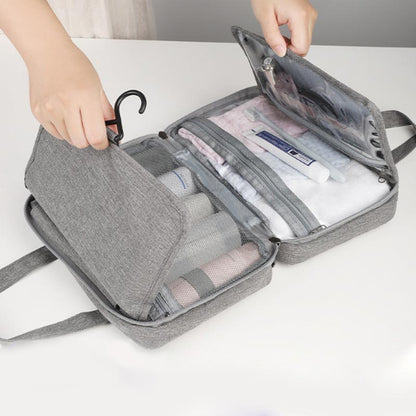 📢📢30% OFF !! ⏰Dry and Wet Separation Waterproof Folding Travel Cosmetic Bag - Ideal Gift