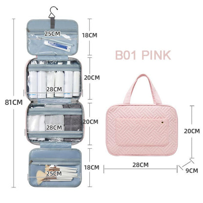 📢📢30% OFF !! ⏰Dry and Wet Separation Waterproof Folding Travel Cosmetic Bag - Ideal Gift