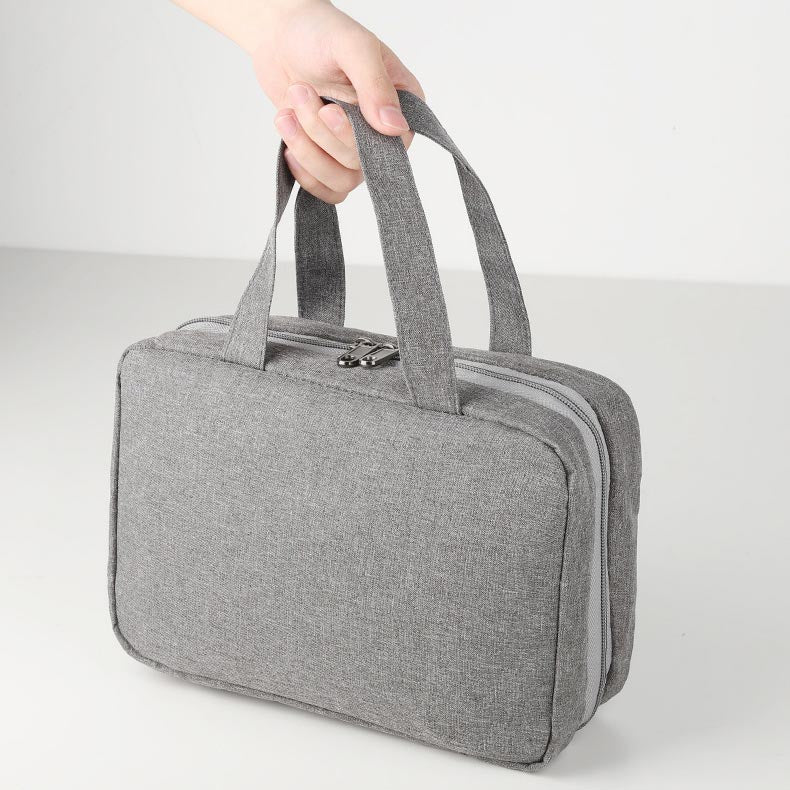 📢📢30% OFF !! ⏰Dry and Wet Separation Waterproof Folding Travel Cosmetic Bag - Ideal Gift