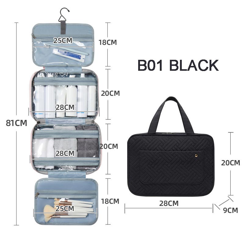 📢📢30% OFF !! ⏰Dry and Wet Separation Waterproof Folding Travel Cosmetic Bag - Ideal Gift