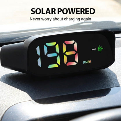 🔥HOT SALE🚗Solar-Powered Car HUD Speedometer