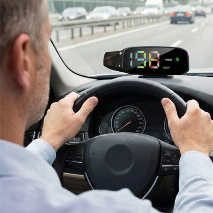 🔥HOT SALE🚗Solar-Powered Car HUD Speedometer