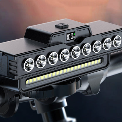 🚴 LIMITED-TIME 49% OFF! ✨ Bicycle Headlight – 28 LED, Horn, USB, Remote Control