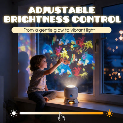 🌊 LIMITED-TIME 49% OFF! ✨ Dynamic LED Projector Light – Rotating Ocean, Adjustable Brightness, Multi-Angle ✨